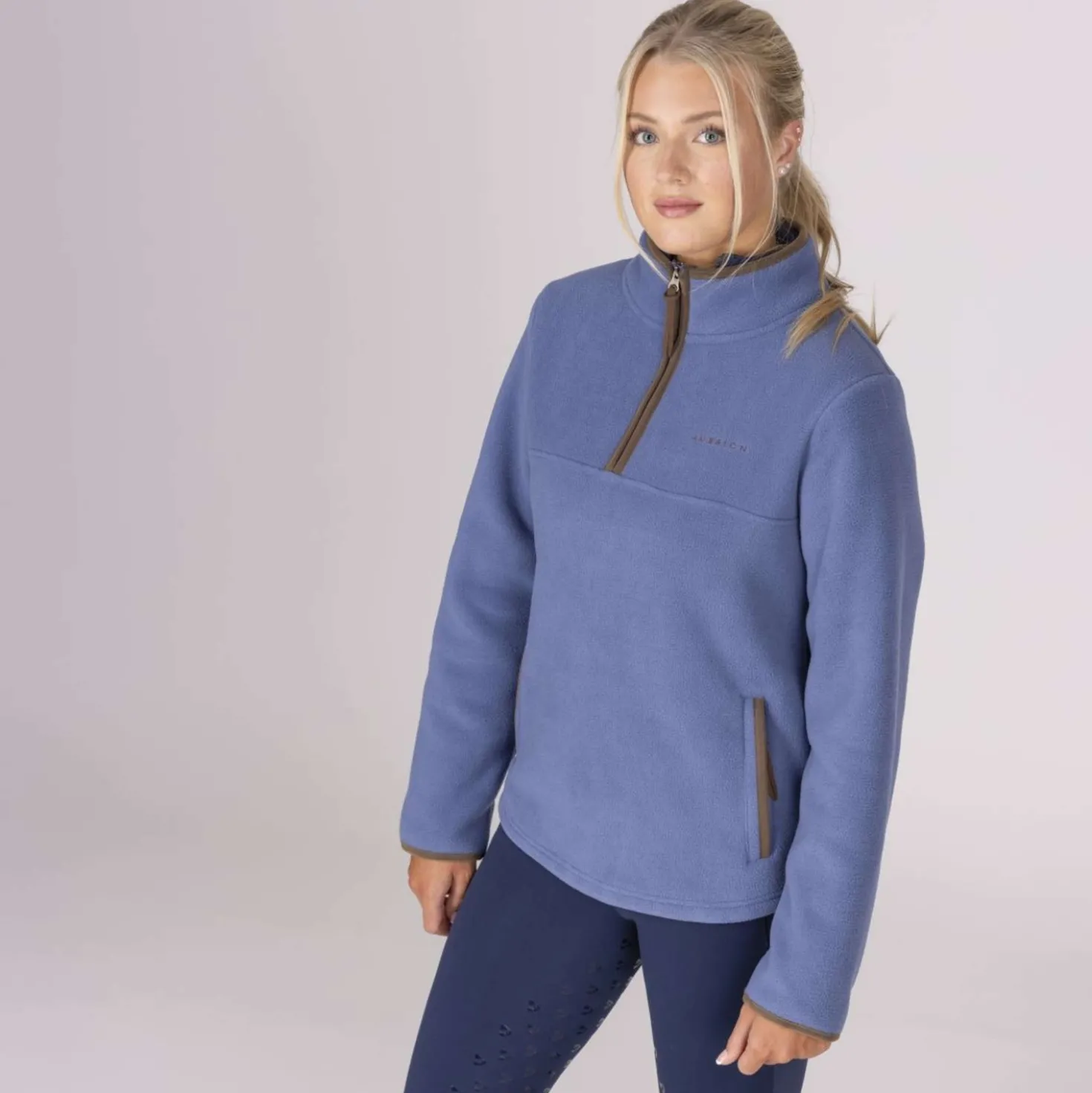 Aubrion by Shires Trui Original Fleece Blauw