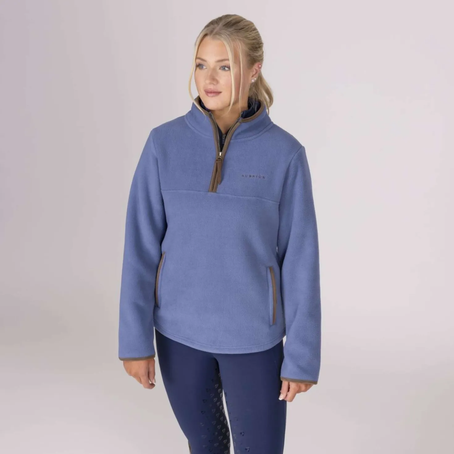 Aubrion by Shires Trui Original Fleece Blauw