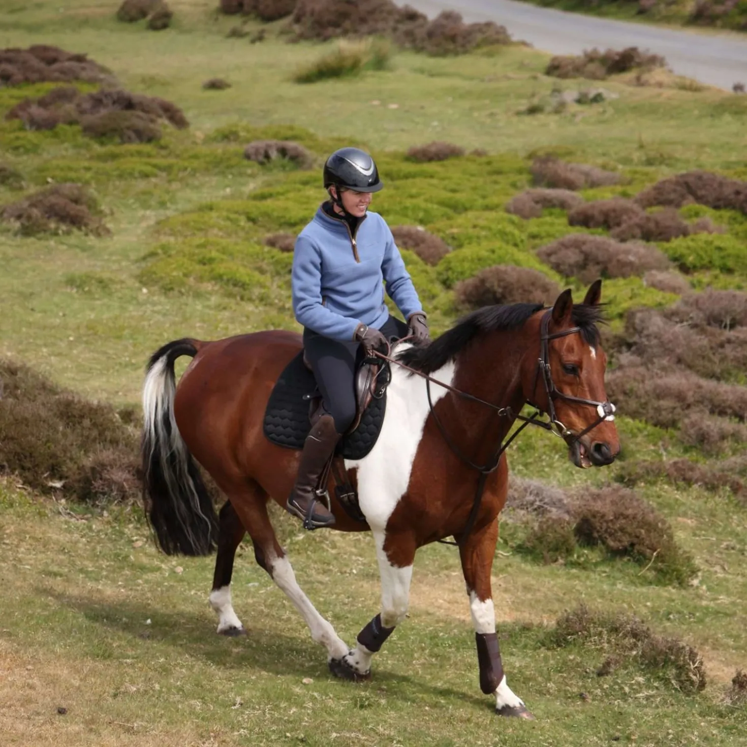 Aubrion by Shires Trui Original Fleece Blauw