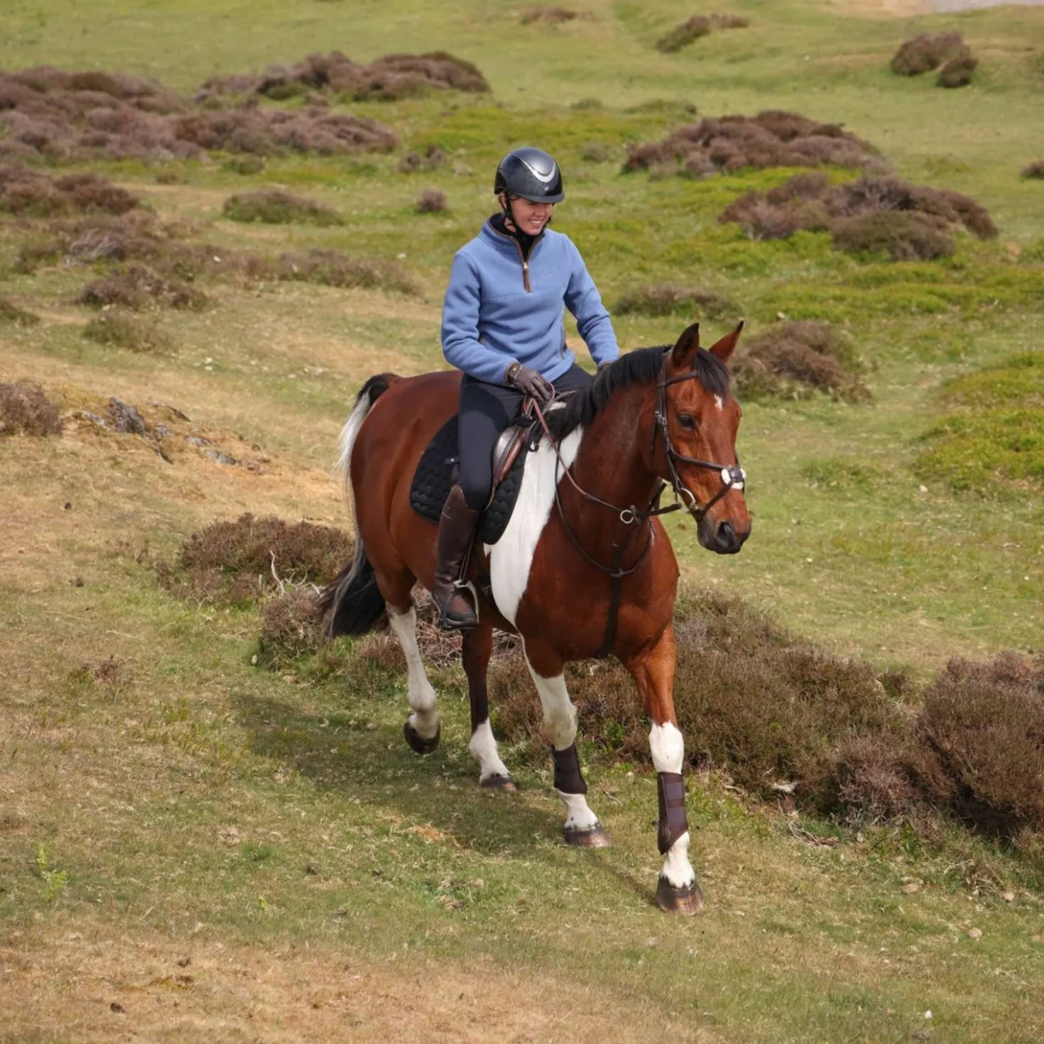 Aubrion by Shires Trui Original Fleece Blauw