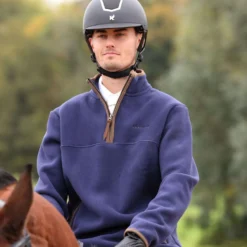 Aubrion by Shires Trui Original Fleece Heren Navy