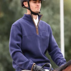 Aubrion by Shires Trui Original Fleece Heren Navy