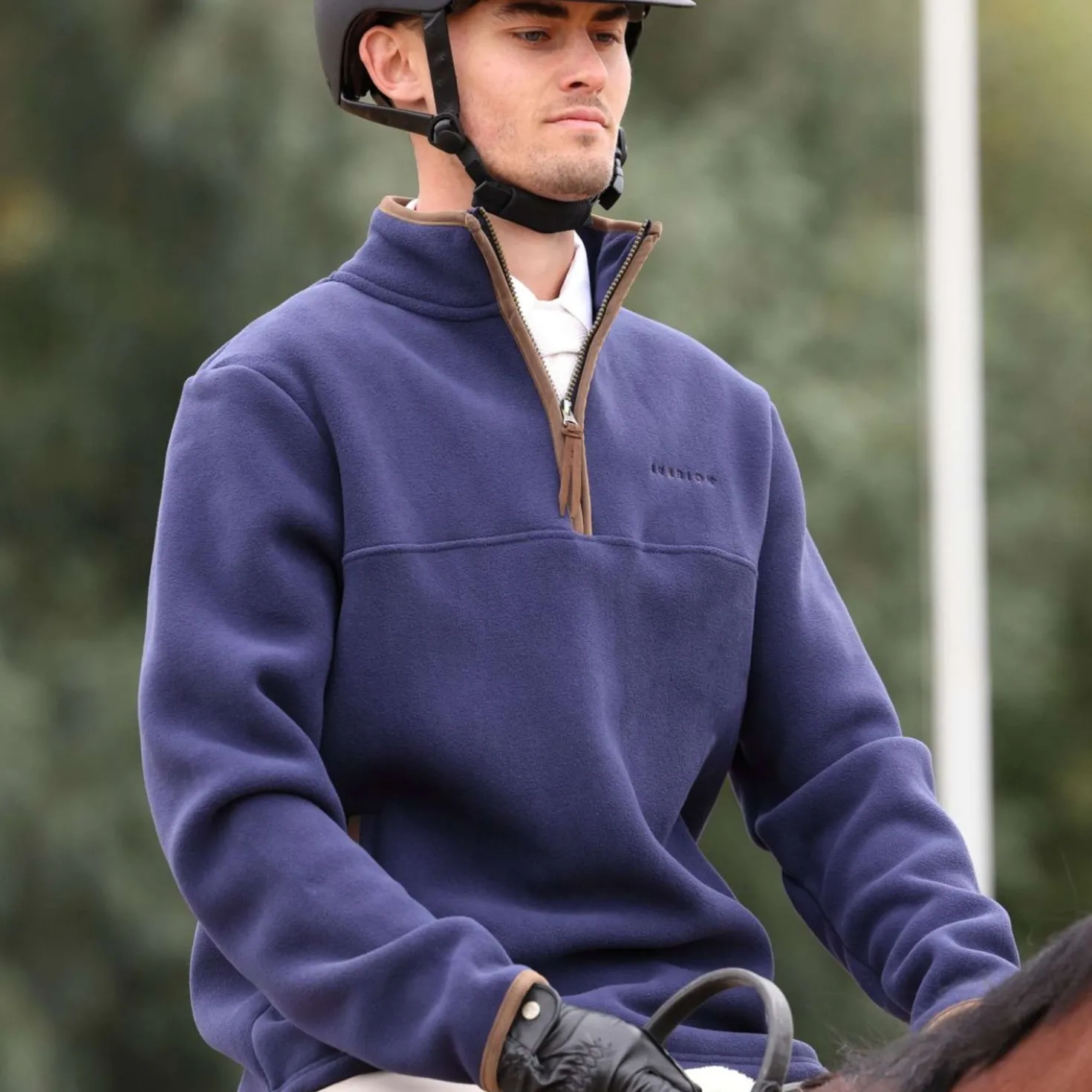 Aubrion by Shires Trui Original Fleece Heren Navy
