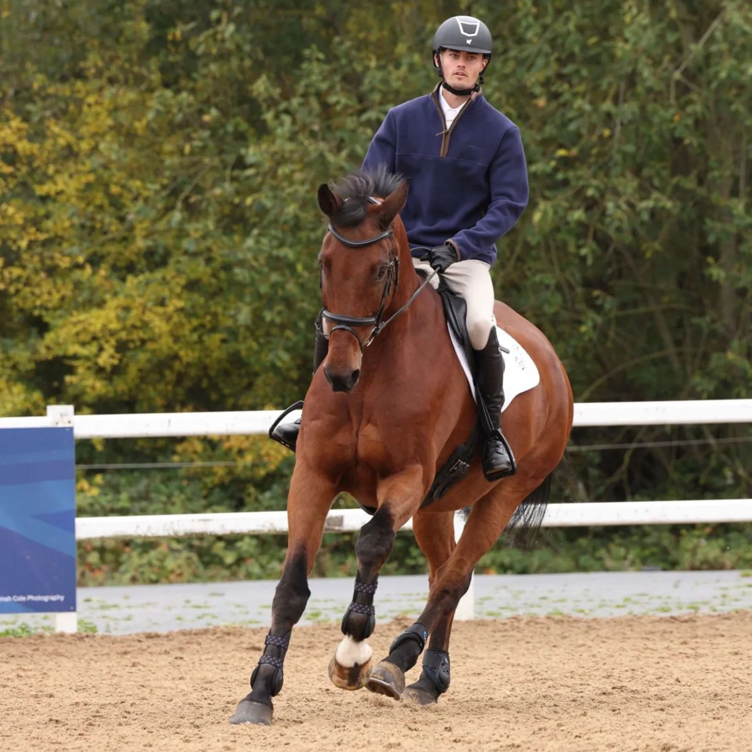Aubrion by Shires Trui Original Fleece Heren Navy