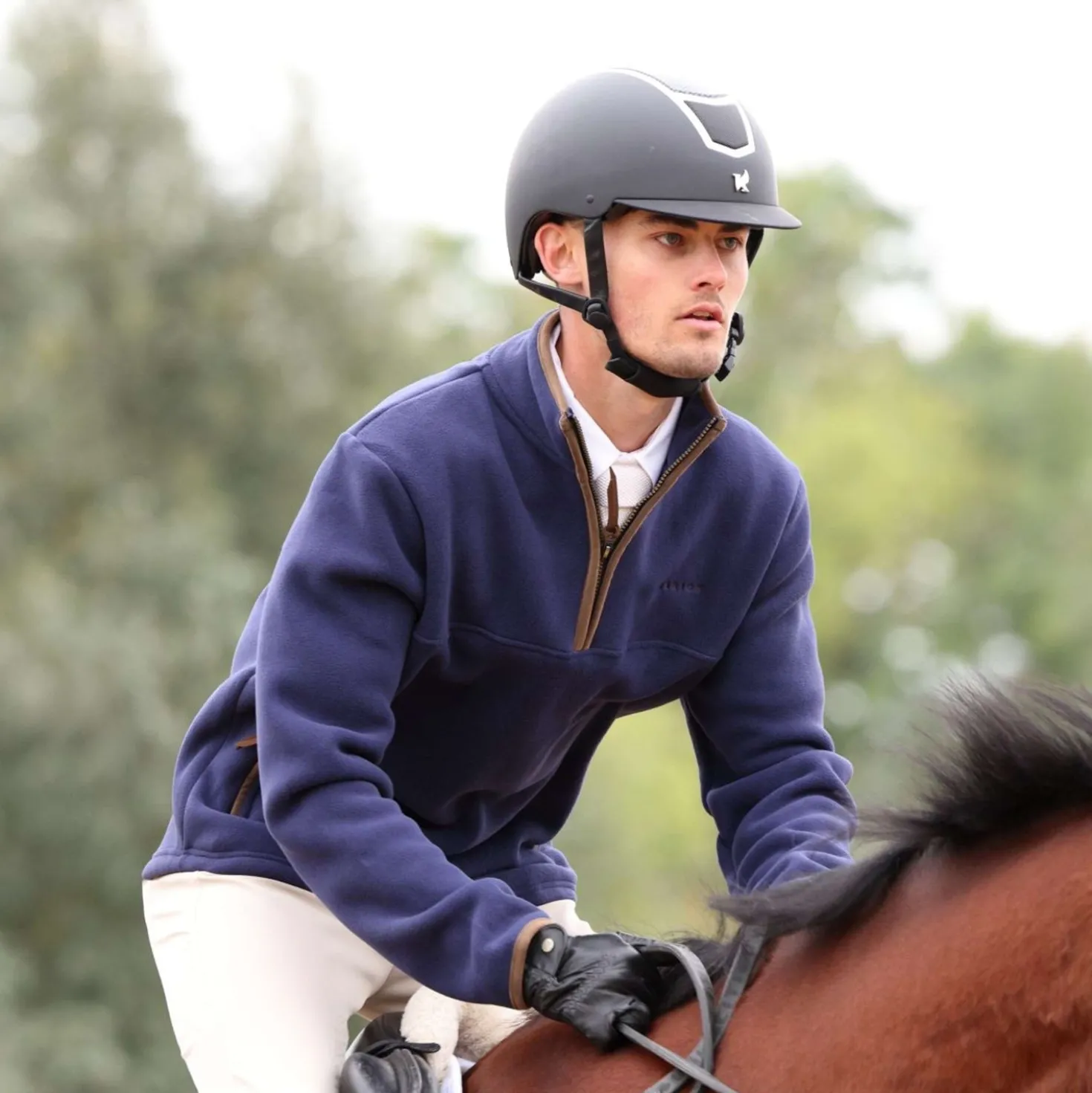 Aubrion by Shires Trui Original Fleece Heren Navy
