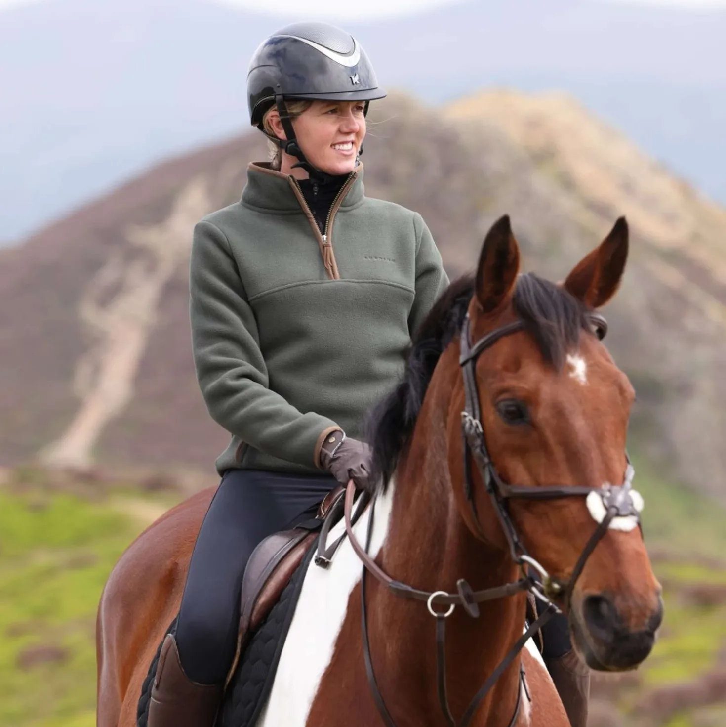 Aubrion by Shires Trui Original Fleece Groen
