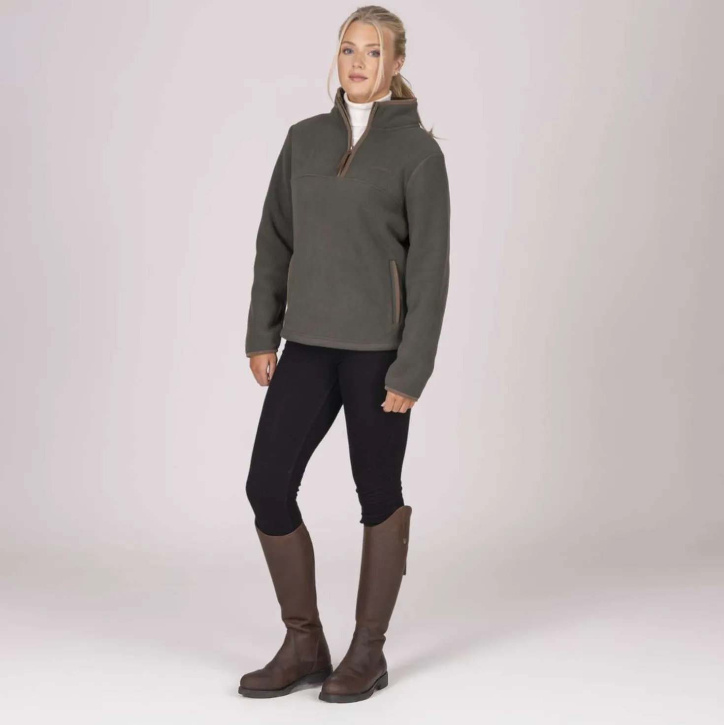 Aubrion by Shires Trui Original Fleece Groen