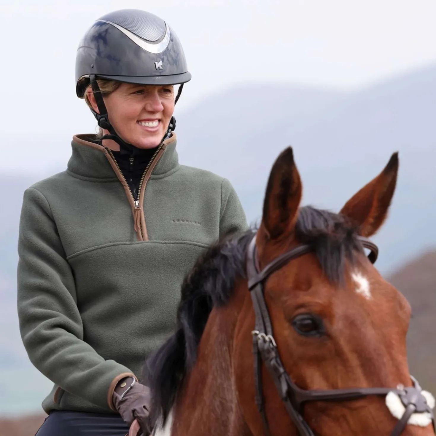 Aubrion by Shires Trui Original Fleece Groen