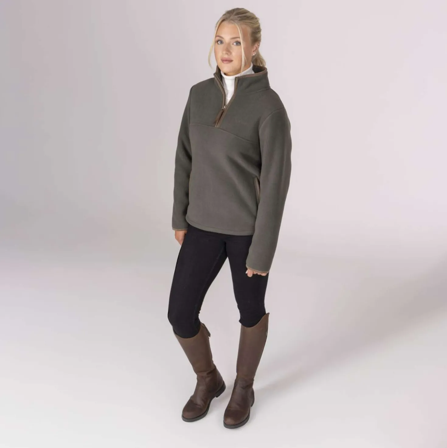 Aubrion by Shires Trui Original Fleece Groen