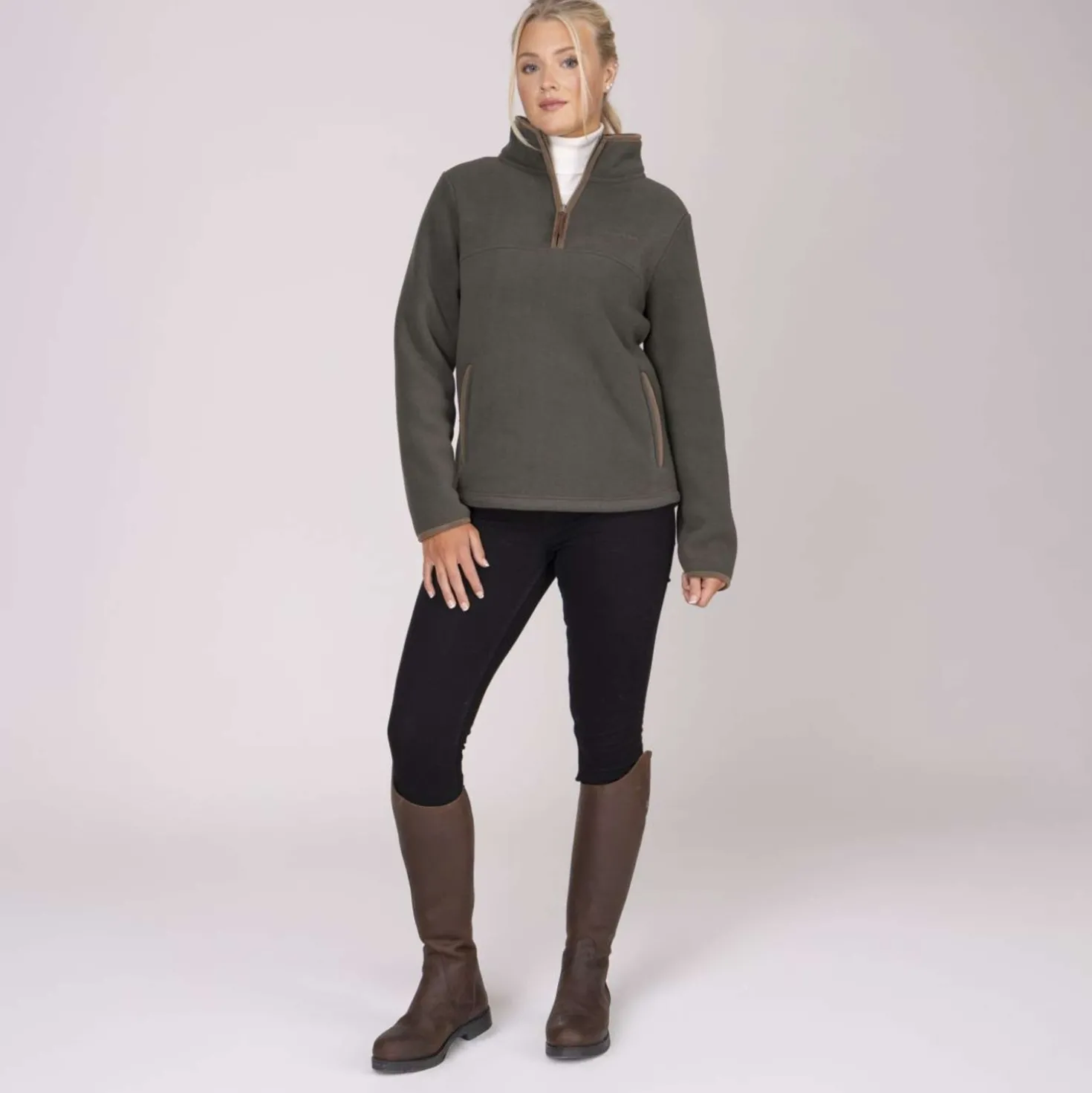 Aubrion by Shires Trui Original Fleece Groen