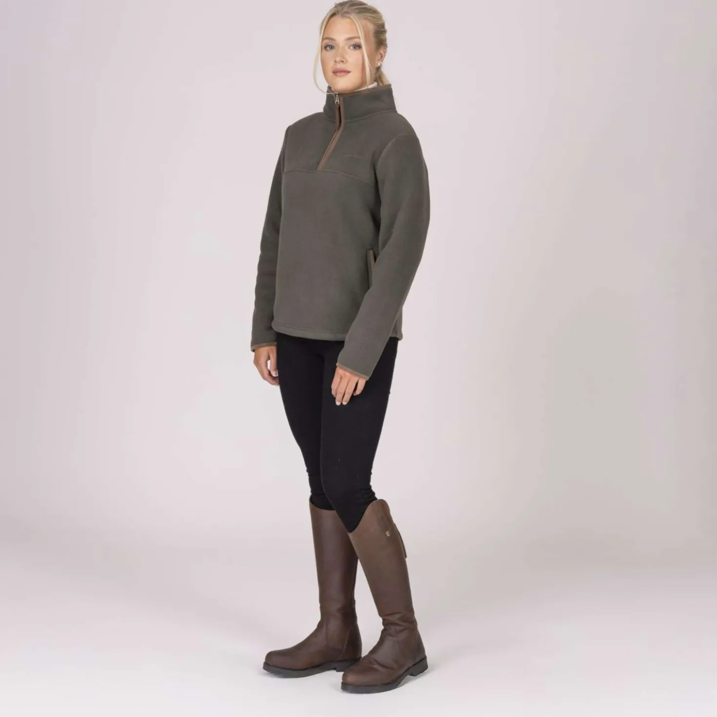 Aubrion by Shires Trui Original Fleece Groen