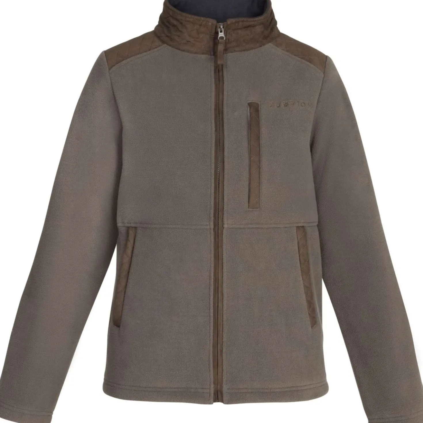 Aubrion by Shires Vest Heritage Fleece Donker Olijf