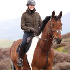 Aubrion by Shires Vest Heritage Fleece Donker Olijf