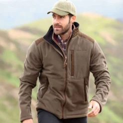 Aubrion by Shires Vest Heritage Fleece Donker Olijf