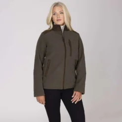 Aubrion by Shires Vest Heritage Fleece Donker Olijf