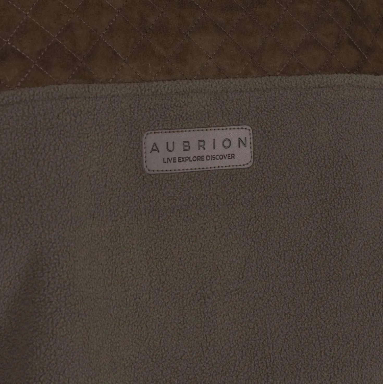 Aubrion by Shires Vest Heritage Fleece Donker Olijf
