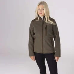 Aubrion by Shires Vest Heritage Fleece Donker Olijf