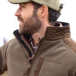Aubrion by Shires Vest Heritage Fleece Donker Olijf