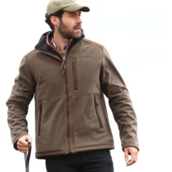 Aubrion by Shires Vest Heritage Fleece Donker Olijf