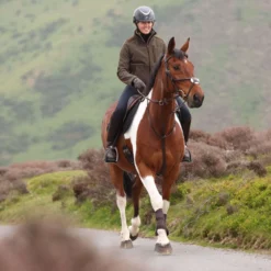 Aubrion by Shires Vest Heritage Fleece Donker Olijf