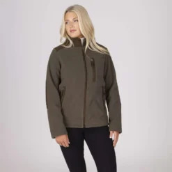 Aubrion by Shires Vest Heritage Fleece Donker Olijf