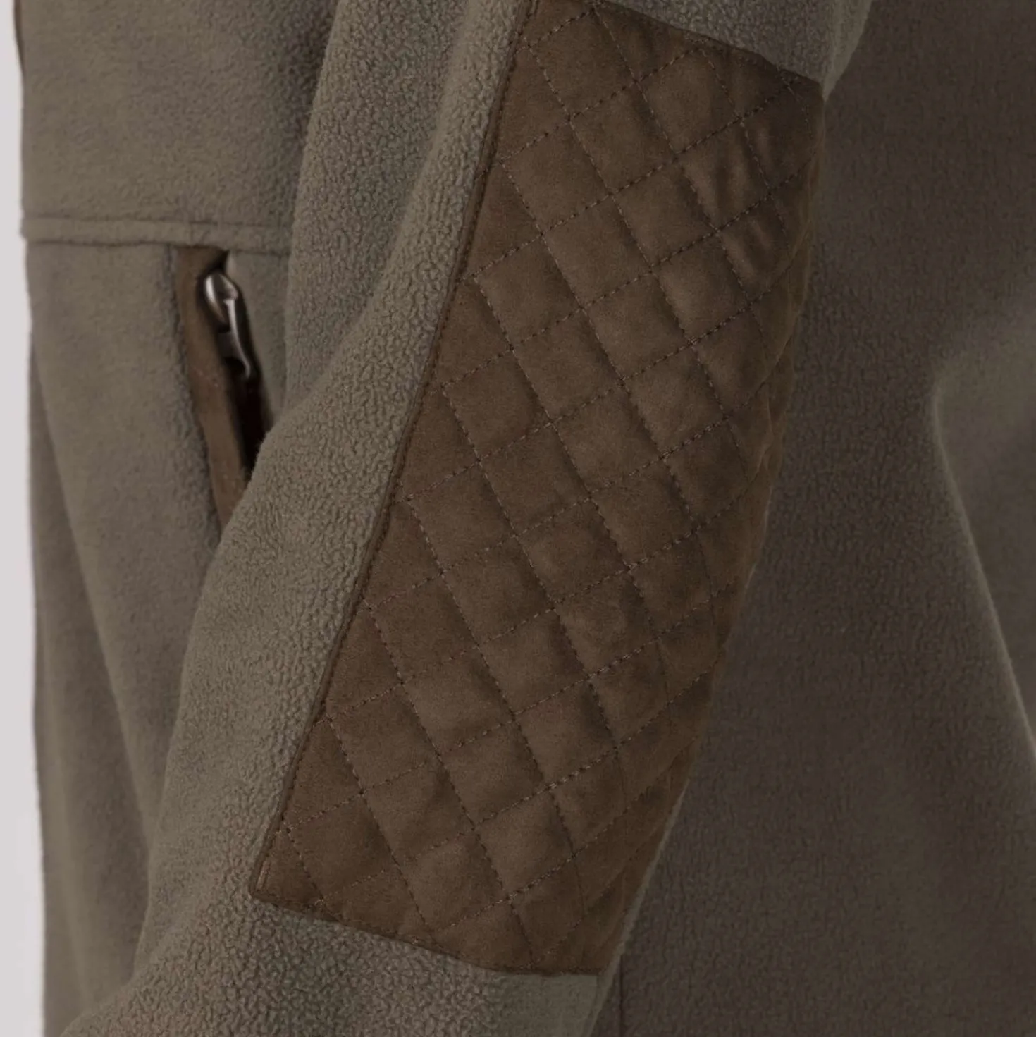 Aubrion by Shires Vest Heritage Fleece Donker Olijf