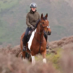 Aubrion by Shires Vest Heritage Fleece Donker Olijf