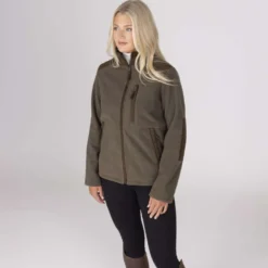 Aubrion by Shires Vest Heritage Fleece Donker Olijf