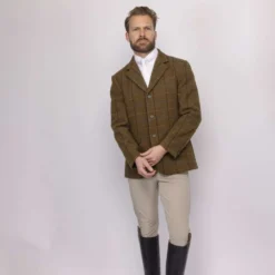 Aubrion by Shires Wedstrijdjasje Saratoga Heren Oak Brown Check