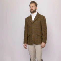 Aubrion by Shires Wedstrijdjasje Saratoga Heren Oak Brown Check