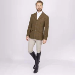 Aubrion by Shires Wedstrijdjasje Saratoga Heren Oak Brown Check