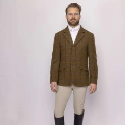 Aubrion by Shires Wedstrijdjasje Saratoga Heren Oak Brown Check