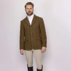 Aubrion by Shires Wedstrijdjasje Saratoga Heren Oak Brown Check