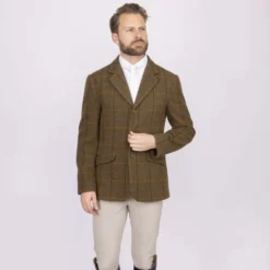 Aubrion by Shires Wedstrijdjasje Saratoga Heren Oak Brown Check