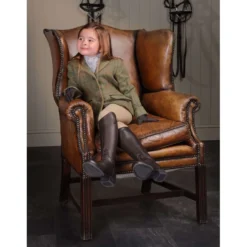Aubrion by Shires Wedstrijdjasje Saratoga Kinderen Rood/Geel/Blauw Check