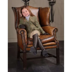 Aubrion by Shires Wedstrijdjasje Saratoga Kinderen Rood/Geel/Blauw Check
