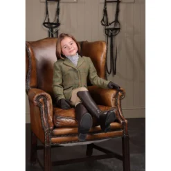 Aubrion by Shires Wedstrijdjasje Saratoga Kinderen Rood/Geel/Blauw Check