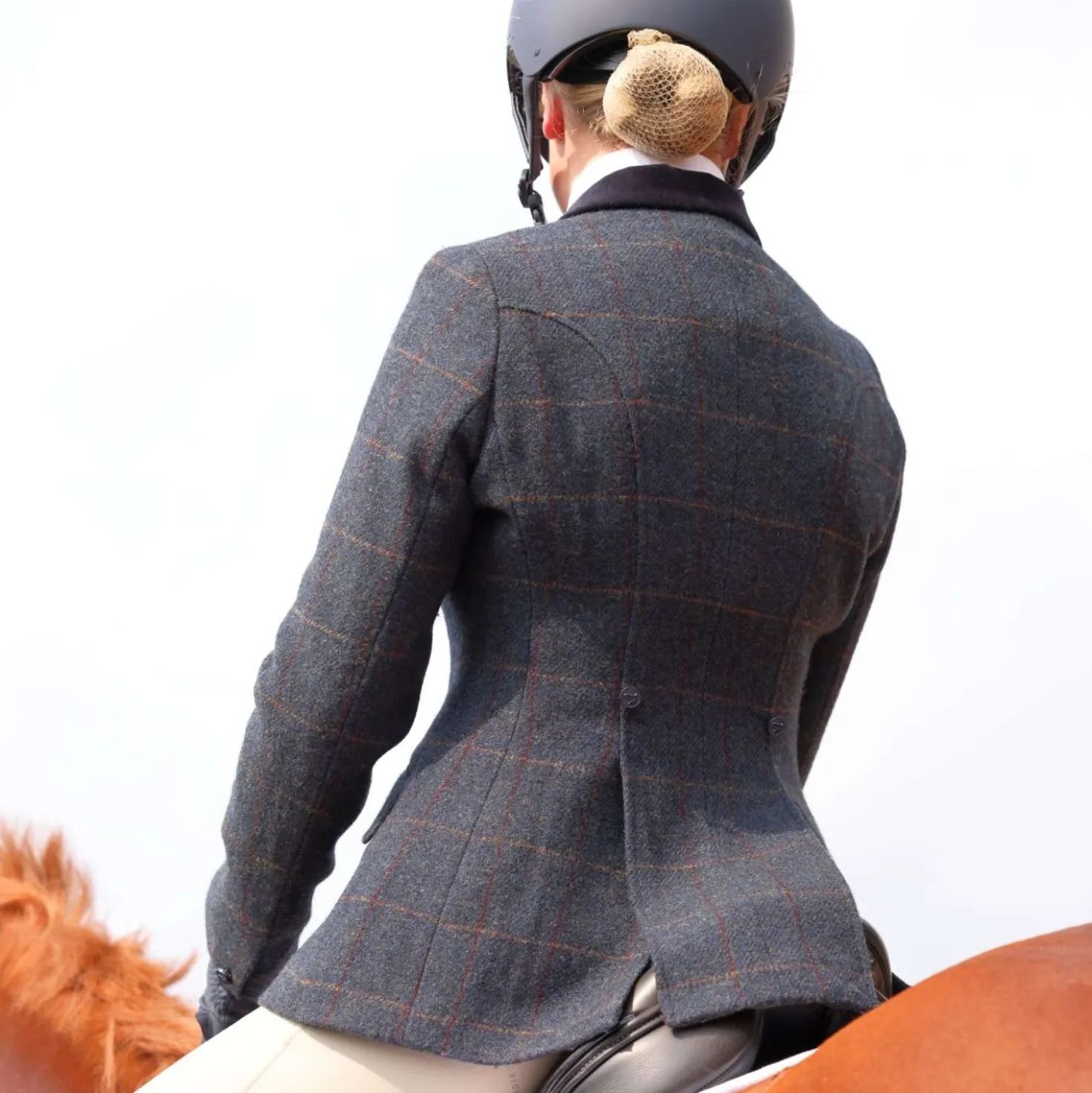 Aubrion by Shires Wedstrijdjasje Saratoga Juniper Navy Check