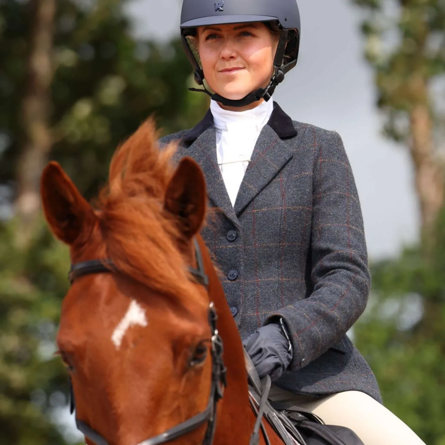 Aubrion by Shires Wedstrijdjasje Saratoga Juniper Navy Check