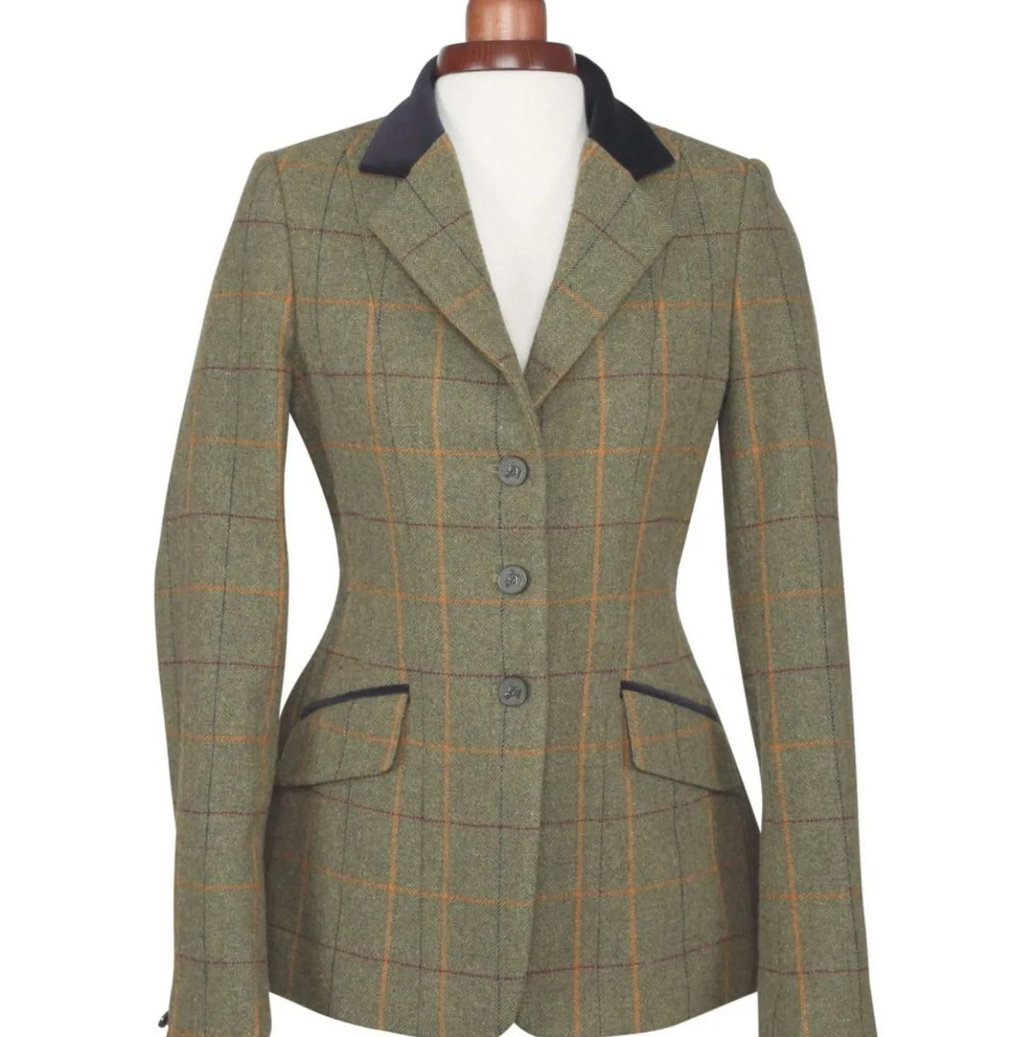 Aubrion by Shires Wedstrijdjasje Saratoga Rood/Geel/Blauw Check