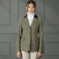 Aubrion by Shires Wedstrijdjasje Saratoga Rood/Geel/Blauw Check