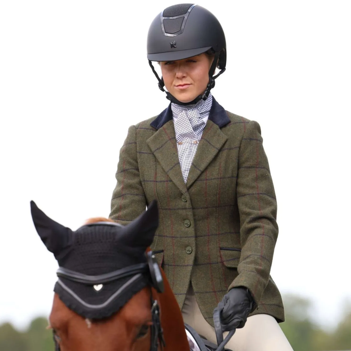 Aubrion by Shires Wedstrijdjasje Saratoga Spruce Groen Check