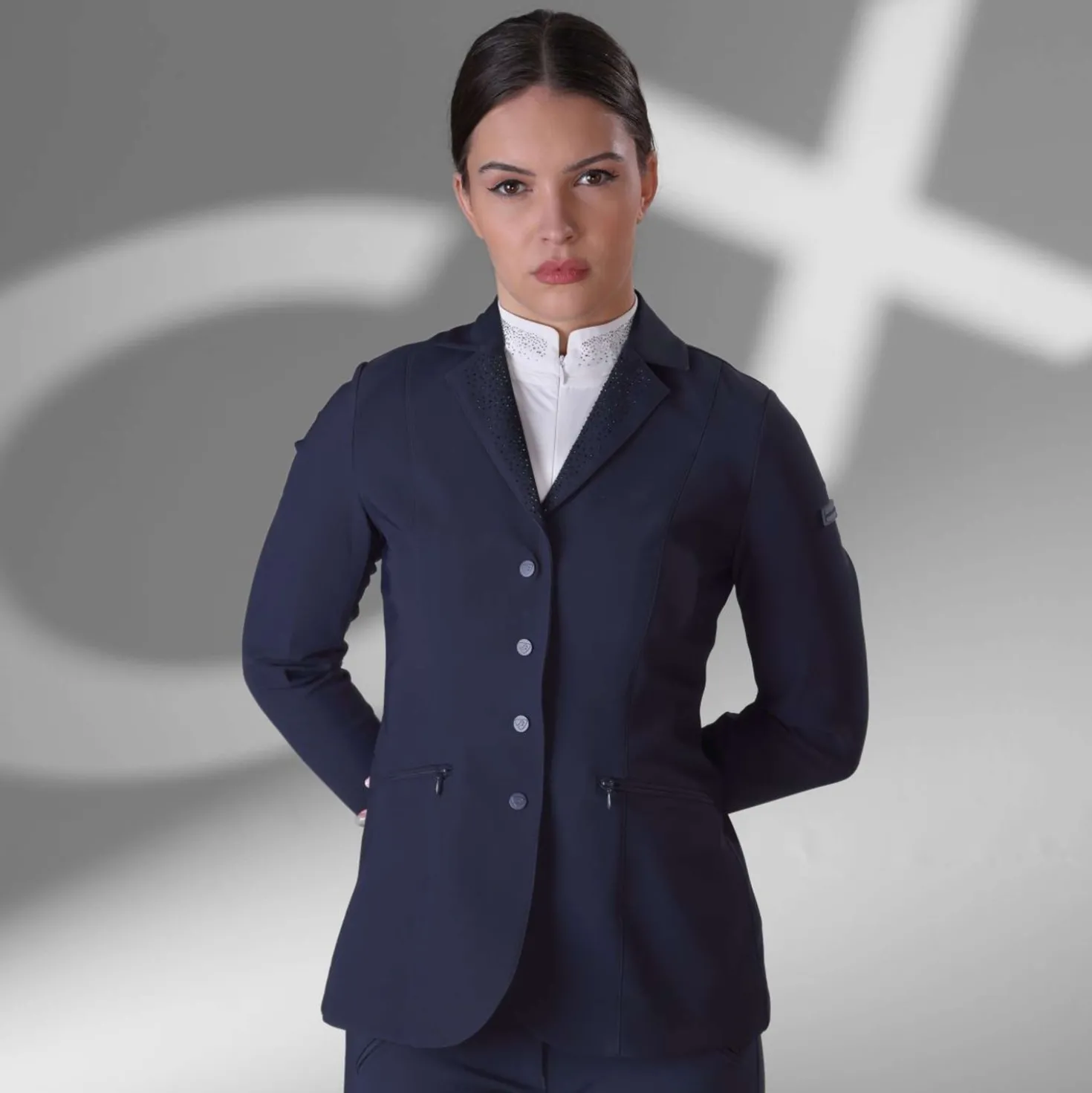 Aubrion by Shires Wedstrijdjasje Optima GX Navy