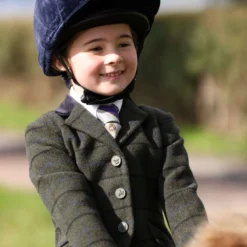Aubrion by Shires Wedstrijdjasje Saratoga Kinderen Donker Groen Check