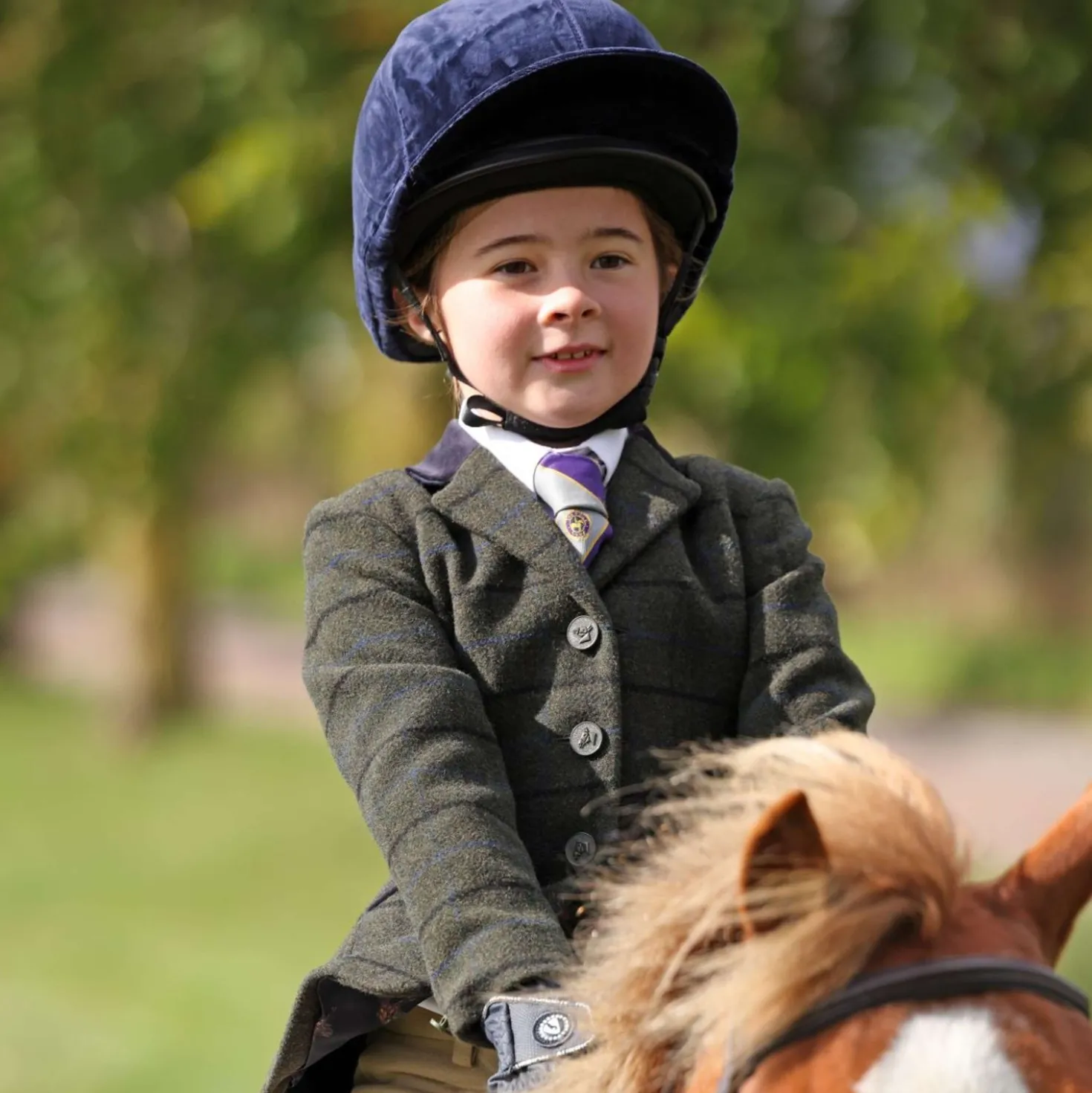 Aubrion by Shires Wedstrijdjasje Saratoga Kinderen Donker Groen Check