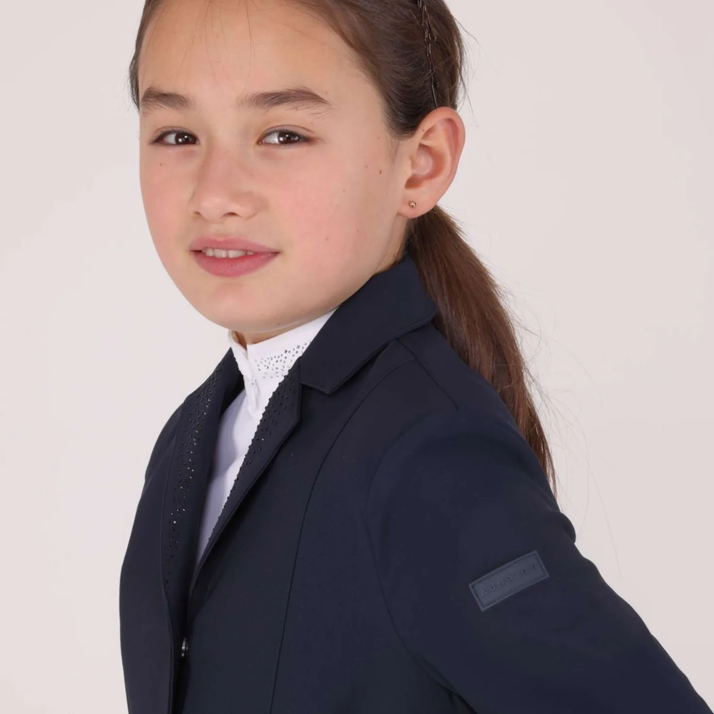 Aubrion by Shires Wedstrijdjasje Optima GX Kinderen Navy