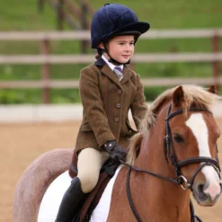 Aubrion by Shires Wedstrijdjasje Saratoga Kinderen Roest Check