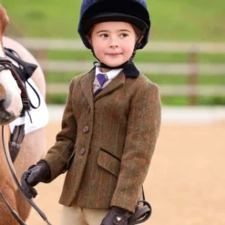 Aubrion by Shires Wedstrijdjasje Saratoga Kinderen Roest Check