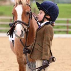 Aubrion by Shires Wedstrijdjasje Saratoga Kinderen Roest Check