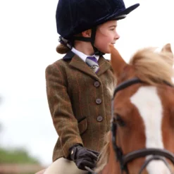Aubrion by Shires Wedstrijdjasje Saratoga Kinderen Roest Check
